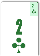 2<font face=Verdana color=black size=3>♣</font>