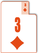 3<font face=Verdana color=red size=4>♦</font>