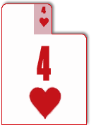 4<font face=Verdana color=red size=3>♥</font>