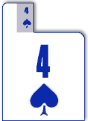 4<font face=Verdana color=black size=4>♠</font>
